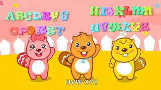 字母歌快乐ABC學唱兒歌貝瓦兒歌Beva Kids Song [upl. by Gerhan]