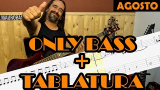 Agosto – Héroes del Silencio – Track bass Only Bass  Tablatura [upl. by Adnicaj472]