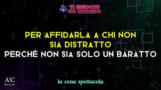 RENATO ZERO BARATTO Lyric Video Ideale per DJ Set e Cene Spettacolo Testo Grande [upl. by Ecinaj890]