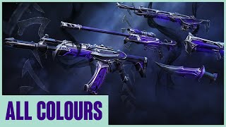 REAVER SKINS SHOWCASE ALL COLOURS  VALORANT REAVER COLLECTION [upl. by Halland]