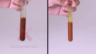 Testing Milk adulteration with Maltodextrin  FSSAI [upl. by Elocyn955]