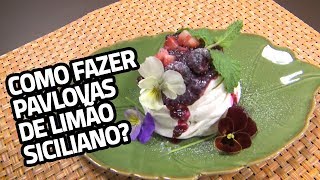 Pavlovas de limão  SEMPRE FELIZ [upl. by Sailesh]