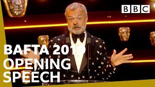 Graham Nortons hilarious speech opens BAFTAs  The British Academy Television Awards 2019  BBC [upl. by Aleetha395]