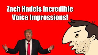 Zach Hadel’s Incredible Voice Impressions Compilation Psychicpebbles [upl. by Tobe]