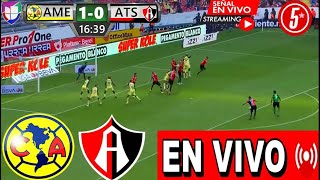 América vs Atlas En Vivo Partido Donde Ver JUEGA AMERICA VS ATLAS LEAGUES CUP 2024 16Vos [upl. by Nojram]