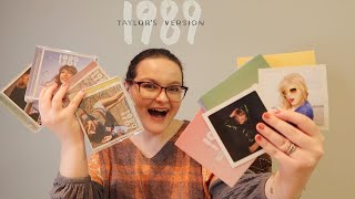 UNBOXING ALL THE 1989 TAYLORS VERSION CDS WITH POLAROIDS [upl. by Hannus760]