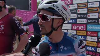 Julian Alaphilippe  Interview au départ  Etape 6  Tour dItalie 2024 [upl. by Yelsek295]