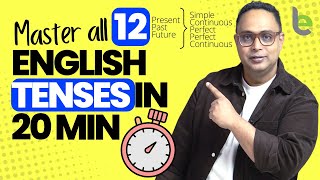 Master 12 English Tenses In 20 Minutes  English Grammar Lesson  Functional Use Of Tenses  Aakash [upl. by Neiht780]