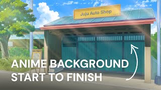 The only anime background art tutorial youll ever needMaybe [upl. by Epilif]