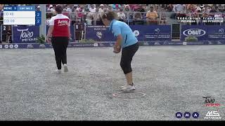 Final Petanque France Championship 2024 Women Single DURAND MALORIE vs VIGNERES EMILIE [upl. by Aicilec]