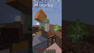 one block with friends shorts minecraft oneblock [upl. by Ahsilif]