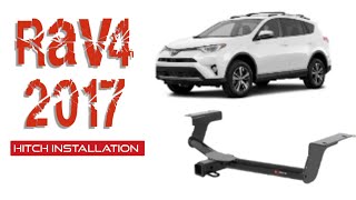 Hitch Installation Rav4 2017 [upl. by Gui]