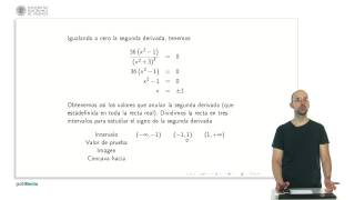 Concavidad y criterio de la segunda derivada  2528  UPV [upl. by Notserk550]