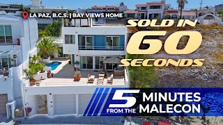 La Paz Bay View Home for sale  Sold in 60 Seconds [upl. by Geraud]