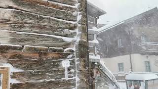 Bufera di neve a Livigno [upl. by Roda]