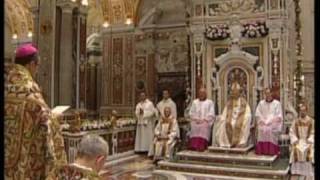 Montecassino Il Papa in Abbazia prima parte [upl. by Iveksarap]