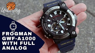 UNBOXING 2020 GSHOCK FROGMAN ANALOG SOLAR GWFA10001A2 [upl. by Eldwun967]