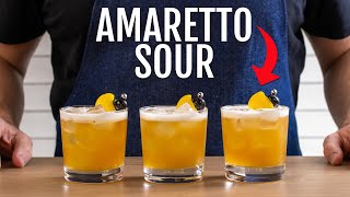 Amaretto Sour cocktail recipe comparison [upl. by Olivie648]