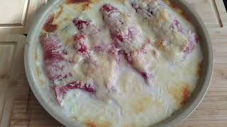 endives et poireaux jambon au gratin food cooking recipe yummycuisinerecette [upl. by Baram]