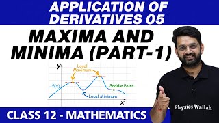 Application of Derivatives 05  Maxima and Minima Part 1  Class 12 NCERT [upl. by Daigle119]