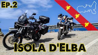 🏝️ISOLA DELBA IN MOTO  Giro dellisola con le Africa Twin😍 in un solo giorno Ep2 [upl. by Nauqet813]