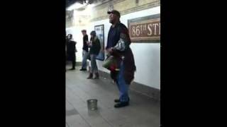 Homeless man singing Adele  Someone like You AMAZINGGG d [upl. by Oslec]