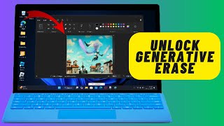 How to Use Generative Erase in Paint App on Windows 11 [upl. by Older]