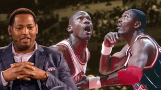 Robert Horry quotMichael Jordan was scared of Hakeem Olajuwon back in the dayquot [upl. by Maite]