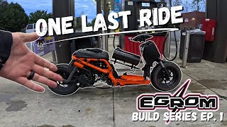 I DRANK the ELECTRIC JUICE  Custom Electric Honda Grom Build Episode 1 [upl. by Balfour]