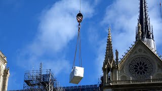 NotreDame de Paris en travaux [upl. by Eeslehc]