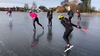 Schaatsen 2021 Natuurijs [upl. by Nicodemus]