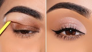 Why you must try this Delicate Lavender HOODED Eyes Makeup [upl. by Iphagenia]