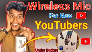 Best Wireless Mic for YouTube videos Recording  Mic For Vlogging [upl. by Tedi]