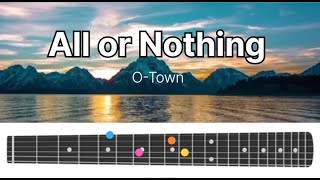 All or Nothing  O TownGUITAR TABS [upl. by Ghassan]