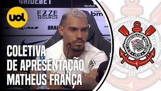 COLETIVA DE APRESENTAÇÃO MATHEUZINHO NO CORINTHIANS [upl. by Harned]