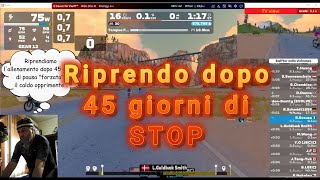 Riprendiamo dopo 45 giorni di pausa estiva zwift ciclismo [upl. by Dlarej185]