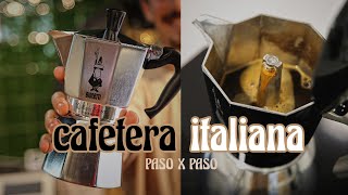 CÓMO PREPARAR UNA CAFETERA ITALIANA  Café de especialidad Trucos y consejos Paso a paso [upl. by Elocal524]