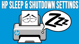 How to Change Your HP Printers Sleep and Auto Shutdown Settings [upl. by Ellegna]