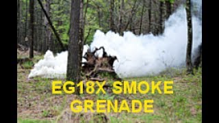 EG18X Smoke Grenade Test [upl. by Mildred]