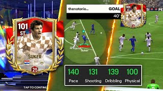 Euros Icon SUKER is the Perfect Striker for H2H  FC Mobile [upl. by Nassir966]