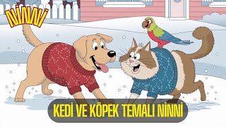 KEDİ VE KÖPEK TEMALI BEBEK NİNNİSİ  Bebekler İçin Uyku Ninnisi ninni [upl. by Farant]