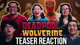 DEADPOOL amp WOLVERINE TEASER TRAILER REACTION  “Marvel Jesus Really” [upl. by Aliled23]