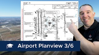 How To Read Airport Planview on Airport Charts  Flight Simulation [upl. by Fasano]