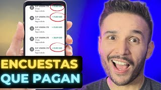 Probé 5 apps de encuestas ¿de verdad pagan [upl. by Anetta986]