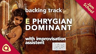 E PHRYGIAN DOMINANT Guitar Backing Track [upl. by Barrington283]