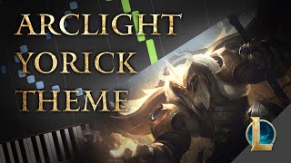 Arclight Yorick Theme  League of Legends MIDI Tutorial [upl. by Aneg]