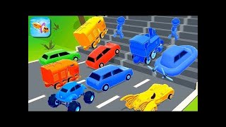 Double Flatbed Trailer Truck vs Speedbumps Train vsCars  Tractor vs Train BeamngDrive [upl. by Uv545]