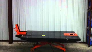 Titan 1000D Motorcycle Lift Table from wwwRedlineStandscom [upl. by Emilee]