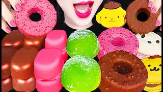 ASMR MOCHI ICE CREAM CHOCOLATE DONUTS 도넛 아이스크림 모찌 먹방 MUKBANG EATING [upl. by Bridges715]