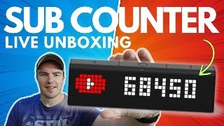 Live LaMetric YouTube Subscriber Counter Unboxing and Installation [upl. by Bettye]